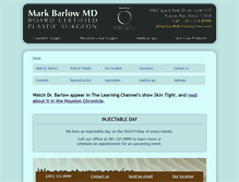 Tablet Screenshot of drmarkbarlow.com
